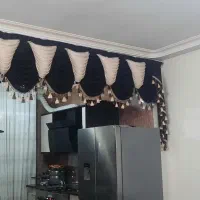 والان پرده قهوه ای شاین دار درحدنو|پرده، رانر، رومیزی|تهران, کیانشهر|دیوار