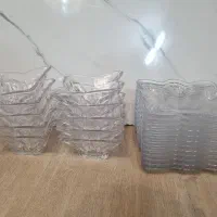 سرویس میوه خوری و آجیل خوری بلور