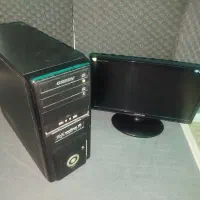 کیس کامپیوتر و مانیتور LED اقتصادی