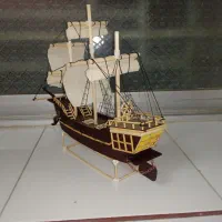 کشتی چوبی|کلکسیون اشیاء عتیقه|آباده, |دیوار