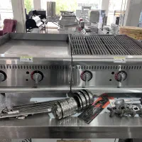 گریل ترکیبی ، زغالی ، روغنی