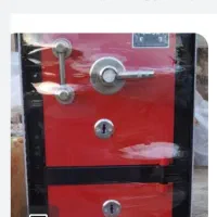گاوصندوق نسوز کاوه دوطبقه۵۰۰کیلوقرمز ۸قفل کلید