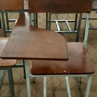 صندلی دانشجویی چوبی فلزی|صندلی و نیمکت|بابل, |دیوار