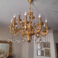معامله لوسترهای برنجی آب طلا کیلویی ۱۲۰۰|لوستر و چراغ آویز|همدان, |دیوار