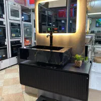 ارزان/تولیدی روشویی کابینتی درب مگنت pvc ۸۰سانت