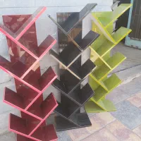 کتابخانه درختی زیبا محکم|کتابخانه، شلف، قفسه‌های دیواری|کرمان, |دیوار