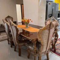 مبل ۹ نفره و نهارخوری ۸ نفره چوب راش گرجستان|مبلمان خانگی و میز عسلی|شاهین‌شهر, طالقانی|دیوار