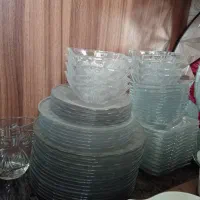 ظروف آشپز خانه بلور وجای حبوبات