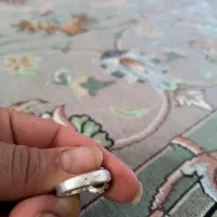 انگشتر نقره با جواهر موزانایت (الماس روس)|جواهرات|قزوین, |دیوار