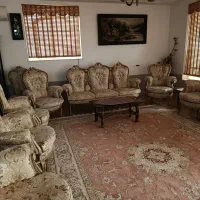 مبل سلطنتی ۹ نفره|مبلمان خانگی و میز عسلی|جهرم, |دیوار