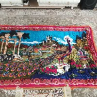 روفرشی مخمل خیلی قدیمی قالیچه ونی یکاد
