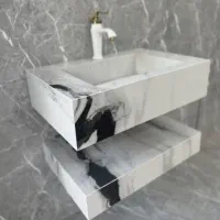 روشویی سنگی، روشویی کابینتی پی وی سی