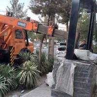 جرثقیل ده تن شبانه روزی سید|خدمات حمل و نقل|مشهد, ایثارگران|دیوار