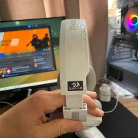هدفون گیمینگ Redragon white سفید کاملا نو|قطعات و لوازم جانبی رایانه|کرج, کمال‌شهر|دیوار