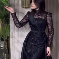 ماکسی مجلسی ساتن امریکایی|لباس|اهواز, بهارستان|دیوار