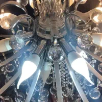 لوستر کریستالی|لوستر و چراغ آویز|ری, شهرری|دیوار