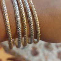 طلا ۲۴ گرم النگو ۵ تا و یه زنجیر در حد نو