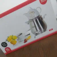 قوری و کتری کف چدن استیل مات شیردار روگازی