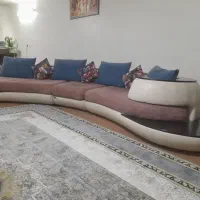 مبلمان راحتی ۶ نفره. بسیار محکم و تمیز.