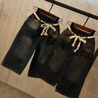 شلوار بگ نگین دار