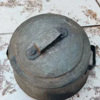 قلیان سنتی و قابلمه مس