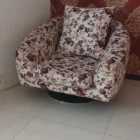 مبل راحتی گردون تکی  در حد نو