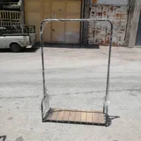 رگال لباسی فلز و چوب فلز|جاکفشی، کمد، دراور|شیراز, عادل آباد|دیوار