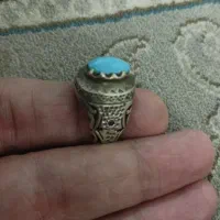 دو عدد انگشتر نقره دست ساز فیروزه.موزینایت|جواهرات|قم, علی آباد سعدگان|دیوار