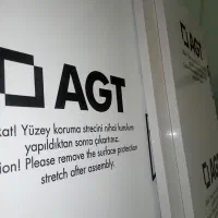 کابینت هایگلاس  سفید طوسی/استفاده نشده/دست دوم