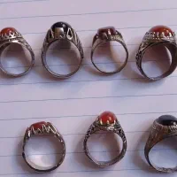 انگشتر با سنگ های قیمتی