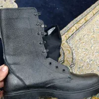 پوتین سربازی چرم اصل اصل سایز 44//43/45 نو