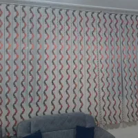 دو عدد پرده سالن در حد نو بدونه زرد شدگی