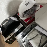 لوازم کاشت ناخن پودر و ژل(پک کامل)درحد نو