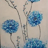 تابلو نقاشی تکسچر ترند برجسته