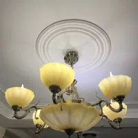 لوستر ۶ شاخه ۱۰ شعله با دو دیواری طراحی زیبا و شیک