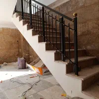 طراحیساخت واجرای نرده استیل چوبی فلزی و...|خدمات پیشه و مهارت|پیشوا, |دیوار