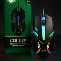 موس گیمینگ Liggo L351 با نورپردازی رنگی ( RGB )