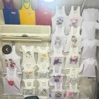 زیر پوش رکابی و شورت و پوشاک بچه گانه ولباس بچگانه