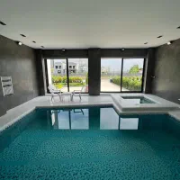 اجاره ویلا استخردار نوساز لوکس مدرن شهرکی جنگلی