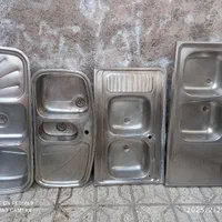 فروش انواع سینک دو قولو توکار وروکاردسته دوم تمیز|مصالح و تجهیزات ساختمان|نیشابور, فردوسی جنوبی|دیوار