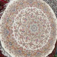 فرش دایره  خطیبی (۲×۲)رنج ۵۰  ابریشم|فرش|تبریز, |دیوار