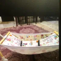 گهواره کودک تاشو با پشه بند