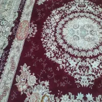 ۲ تخته فرش ریز ماهی و قرمز نخ