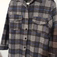 کت چهارخونه پشمی