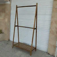 رگال لباس چوبی مدل مثلثی|بندرخت و رختآویز|مشهد, کشف|دیوار