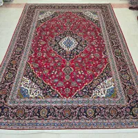 فرش ۱۲ متری لاکی سرمه‌ای دستباف کاشان|فرش|تهران, شیراز|دیوار