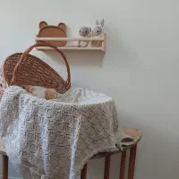 سبد حصیری نوزاد