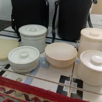 حراج ۲عدد ظرف غذا قدیمی عتیقه سالم و تکمیل و تمیز|حراج|اصفهان, شیخ اشراق|دیوار