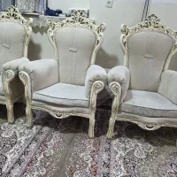 مبل ۷نفره به همراه میز عسلی|مبلمان خانگی و میز عسلی|قم, شاه ابراهیم|دیوار