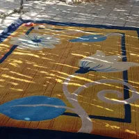 صندلی  گلیم فرش سالم ۹متری سالم|صندلی و نیمکت|همدان, |دیوار